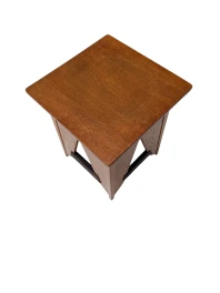 Art Deco Side Table by P.E.L. Izeren, Solid Oak & Macassar, 1920s